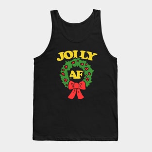 Jolly AF Christmas Tank Top